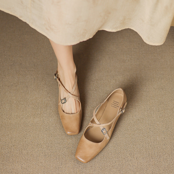 Authentic Leather Heels Ciora