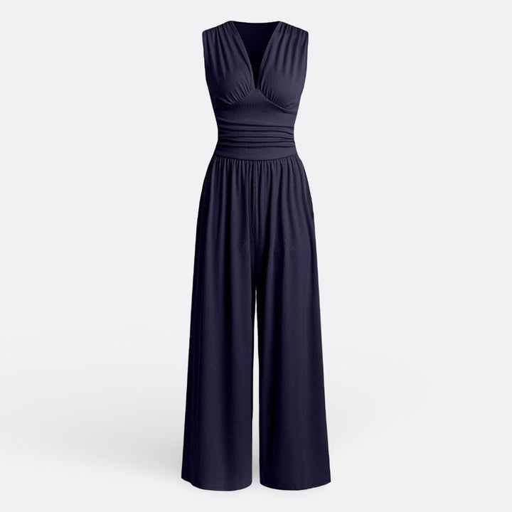 Leonor - Elegant Sleeveless Jumpsuit with Wide Legs