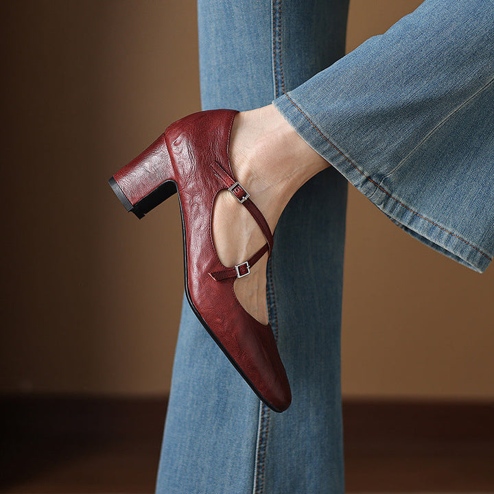 Orrel Genuine Leather Heels