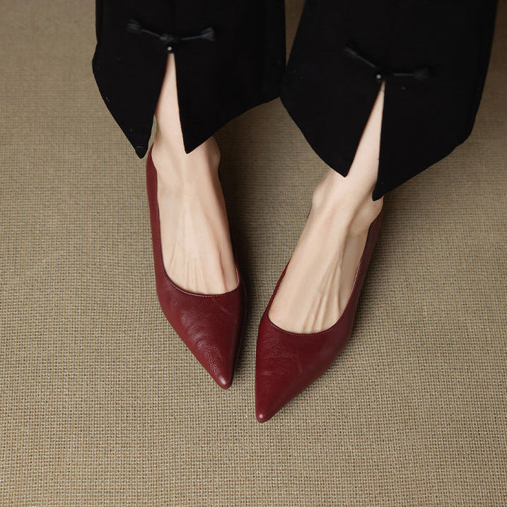 Authentic Leather Heels Aeris