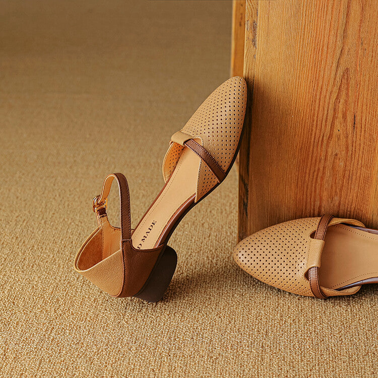 Lizel Authentic Leather Heels