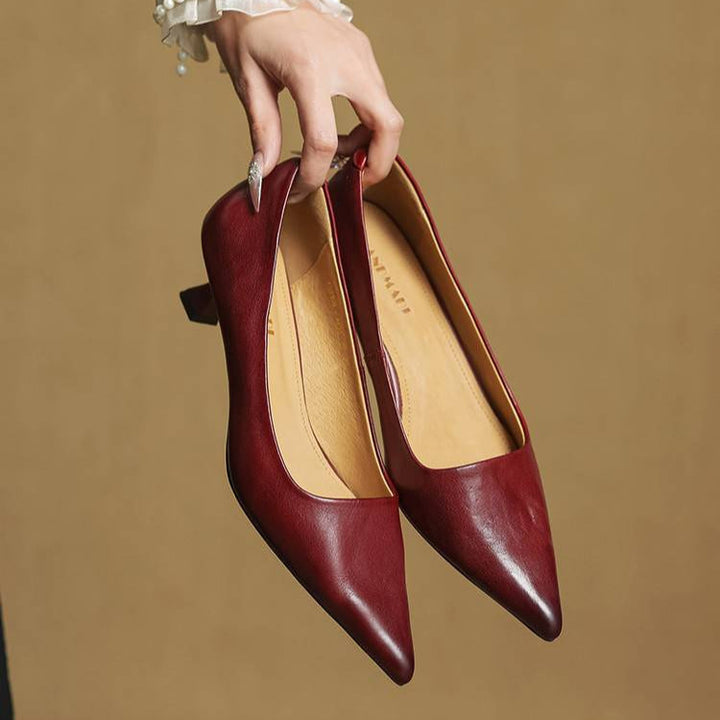 Genuine Leather Heels