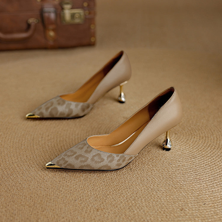 Authentic Leather Heels Valea