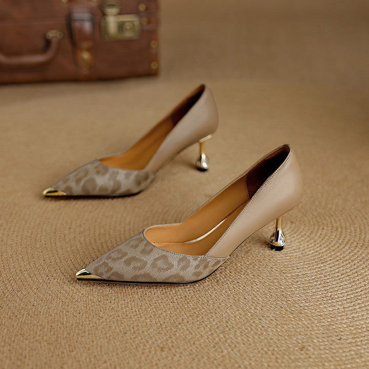 Authentic Leather Heels Valea