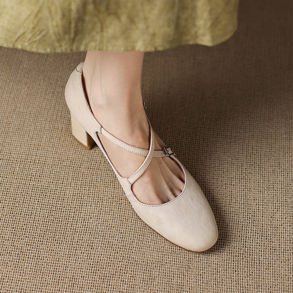 Authentic Leather Heels Orrel