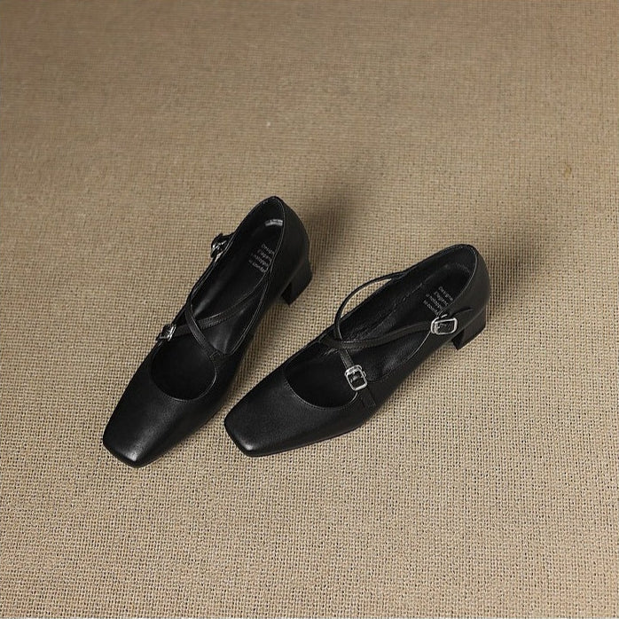 Authentic Leather Heels Ciora
