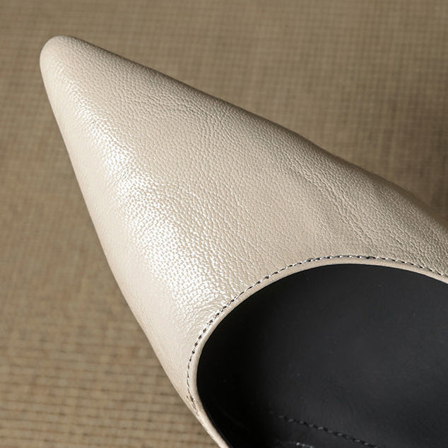 Authentic Leather Heels Viora