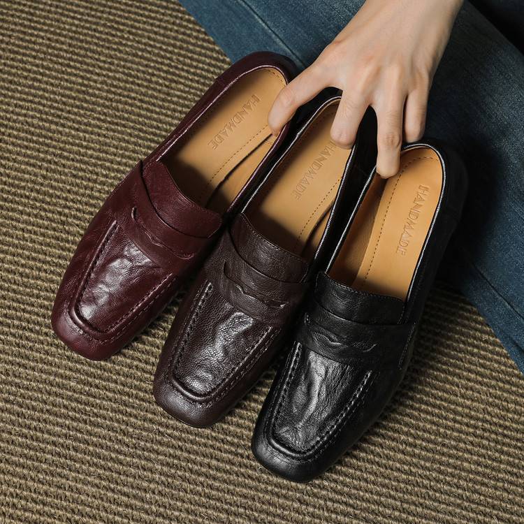 Authentic Leather Heels Sora
