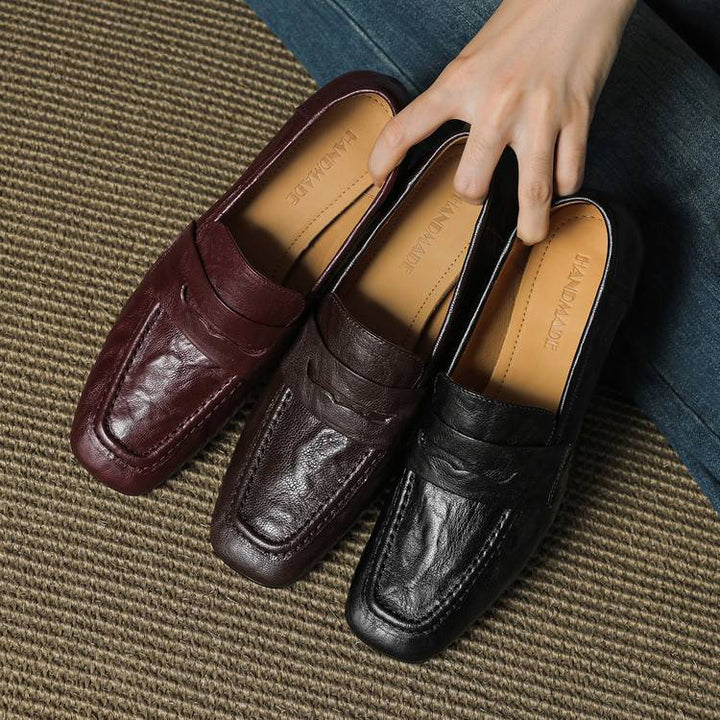 Authentic Leather Heels Sora