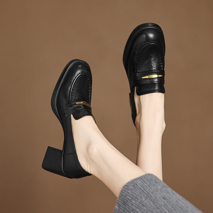 Zivra Genuine Leather Heels