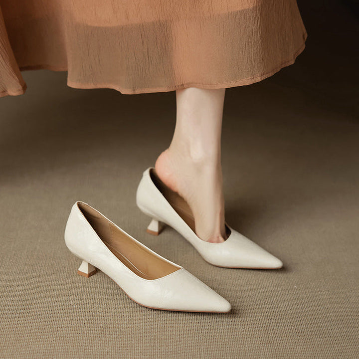 Authentic Leather Heels Aeris