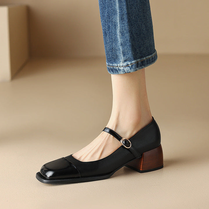 Erel Genuine Leather Heels