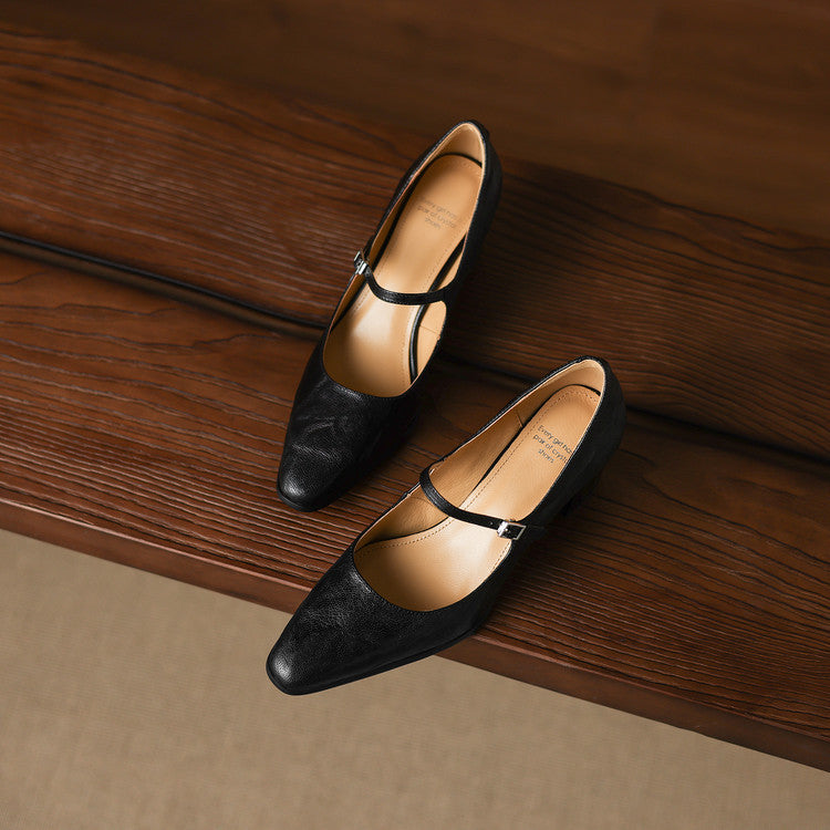 Authentic Leather Heels Veria