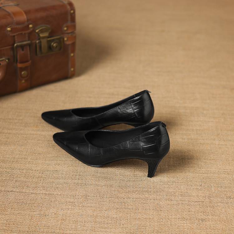 New Authentic Leather Heels