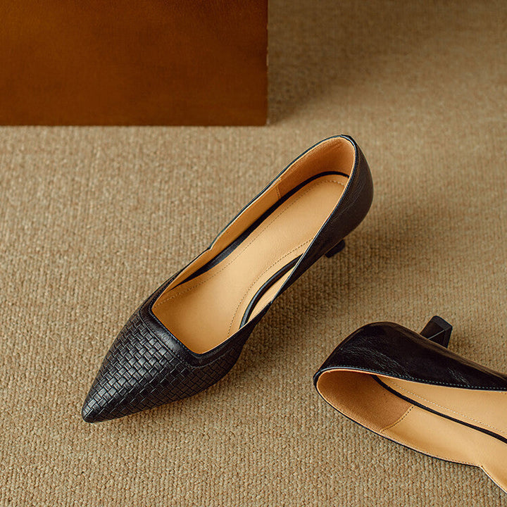 Genuine Leather Pumps Enzo