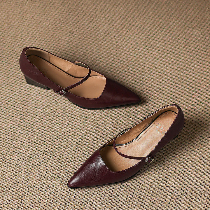 Orvia Genuine Leather Heels