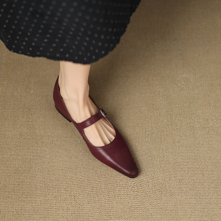 Authentic Leather Heels Orya