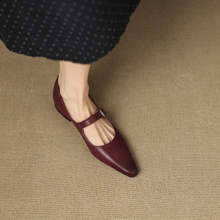 Authentic Leather Heels Orya