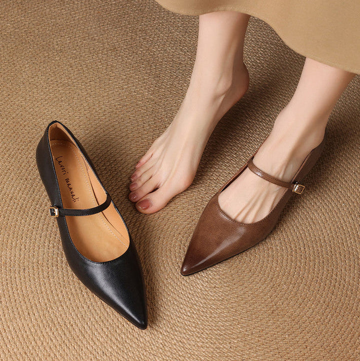 Felia Authentic Leather Heels
