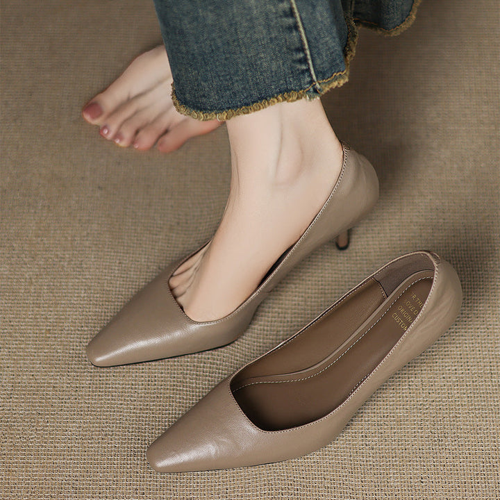 Authentic Leather Heels