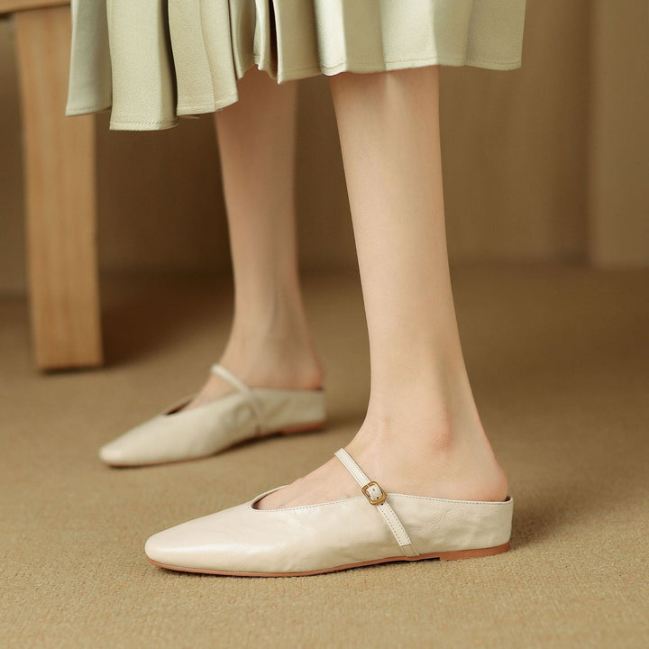 Kiro Genuine Leather Mules