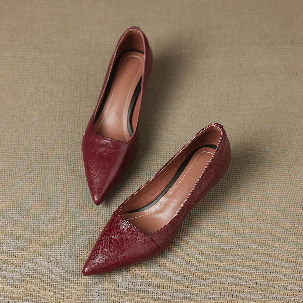 Authentic Leather Heels Venza