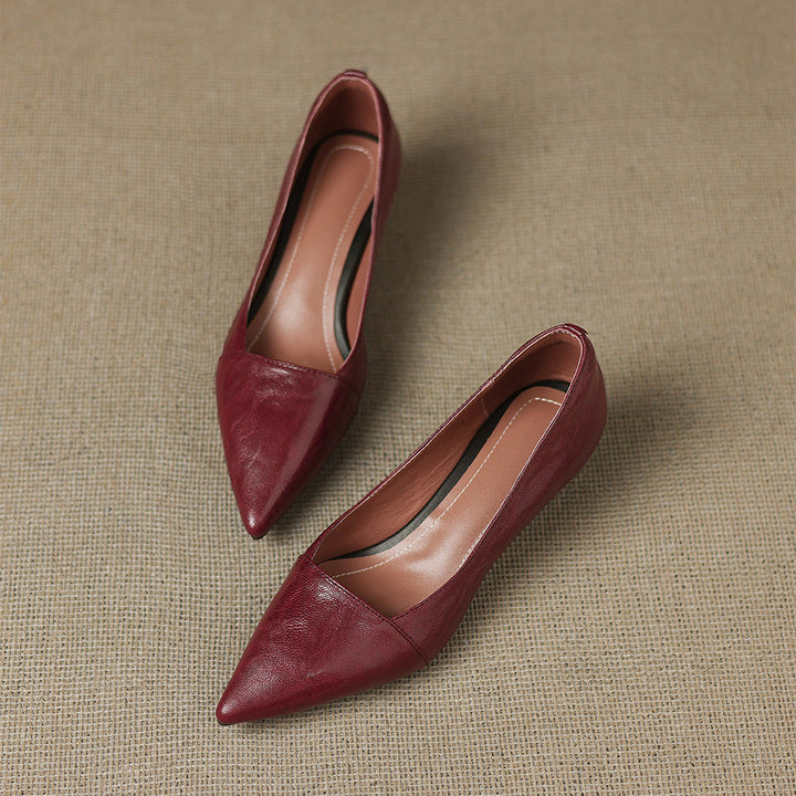 Authentic Leather Heels Venza
