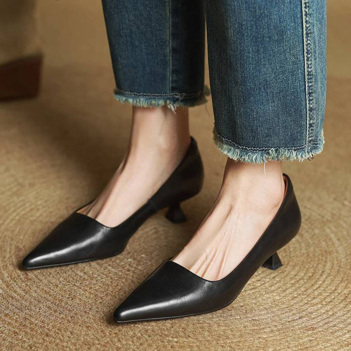 Genuine Leather Heels