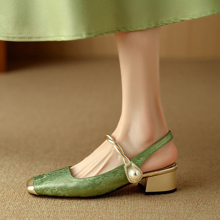 Galeni Leather Heels