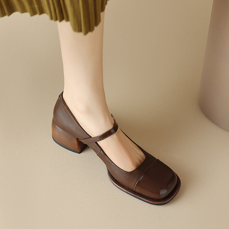 Authentic Leather Heels Erel