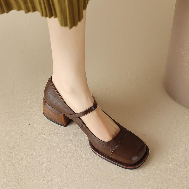 Authentic Leather Heels Erel