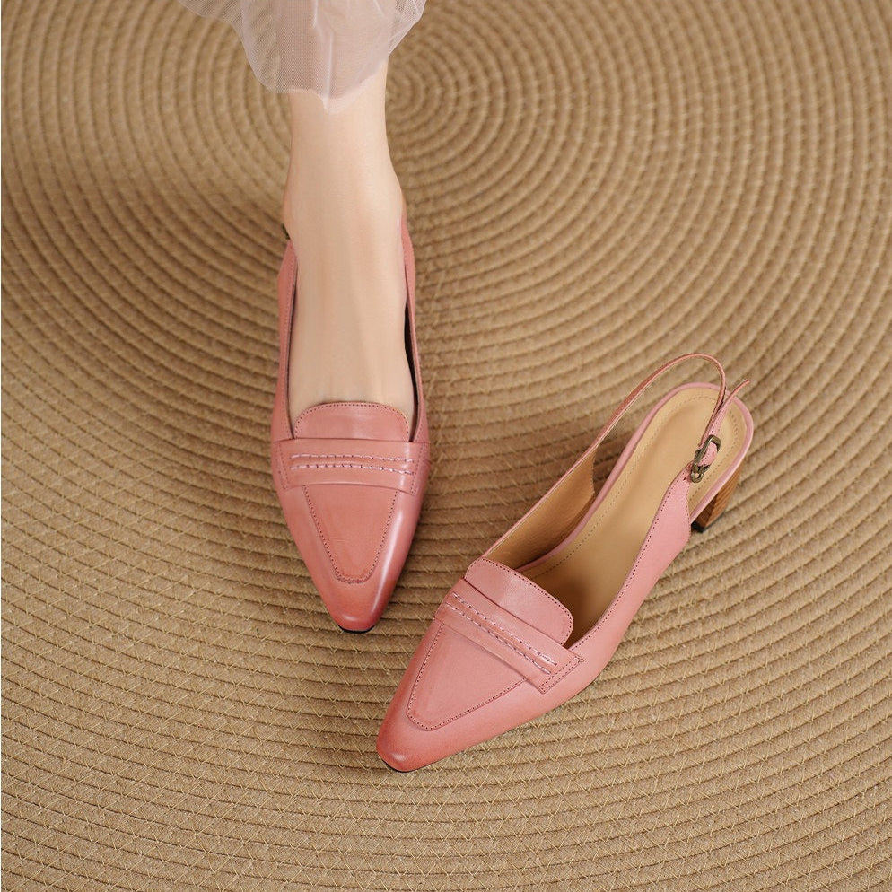 Authentic Leather Heels