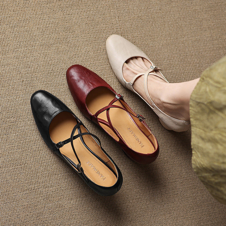 Authentic Leather Heels Orrel
