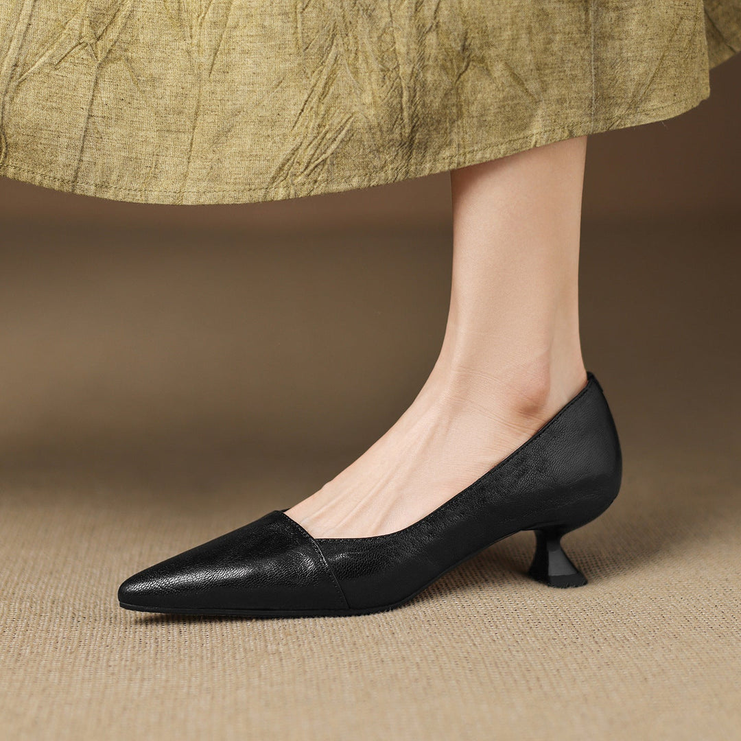 Authentic Leather Heels Venza
