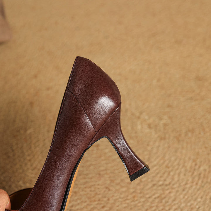 Genuine Leather Women's Heels