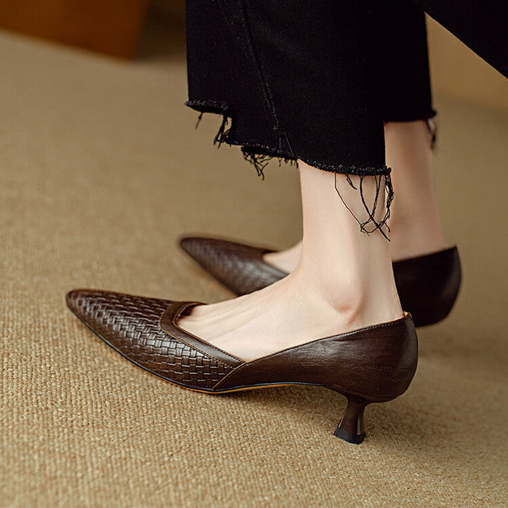 Genuine Leather Pumps Enzo