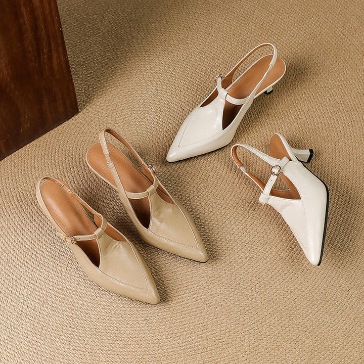 Lauren Leather Heels