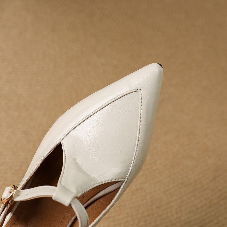 Lauren Leather Heels