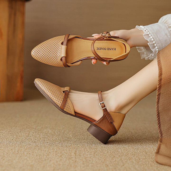 Lizel Authentic Leather Heels