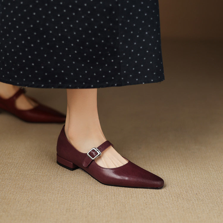 Authentic Leather Heels Orya