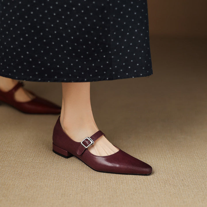 Authentic Leather Heels Orya