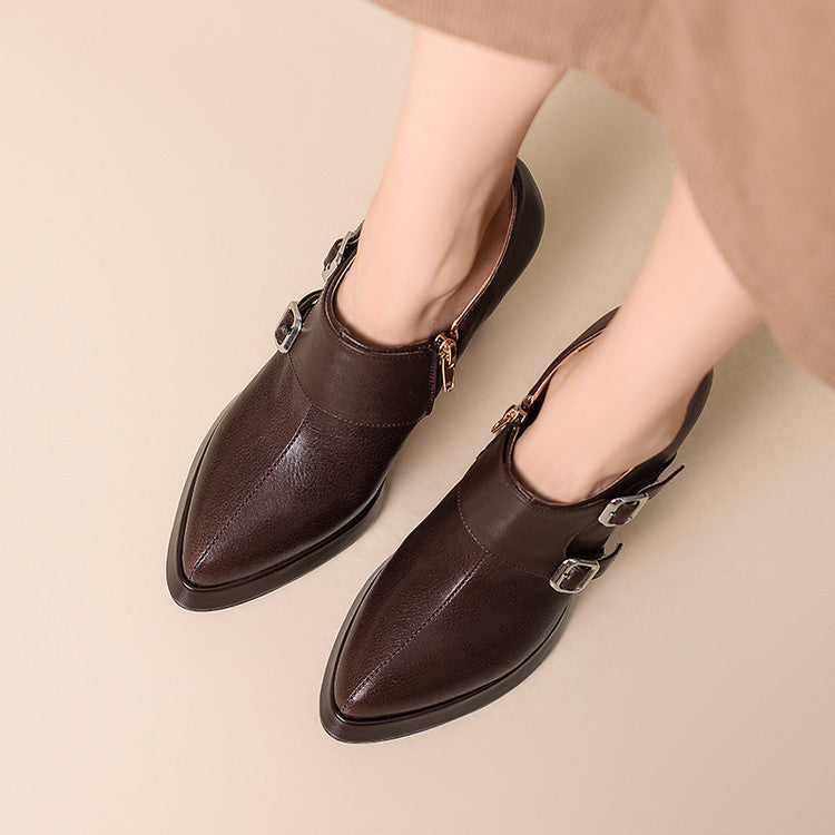 Authentic Leather Heels Nyrix