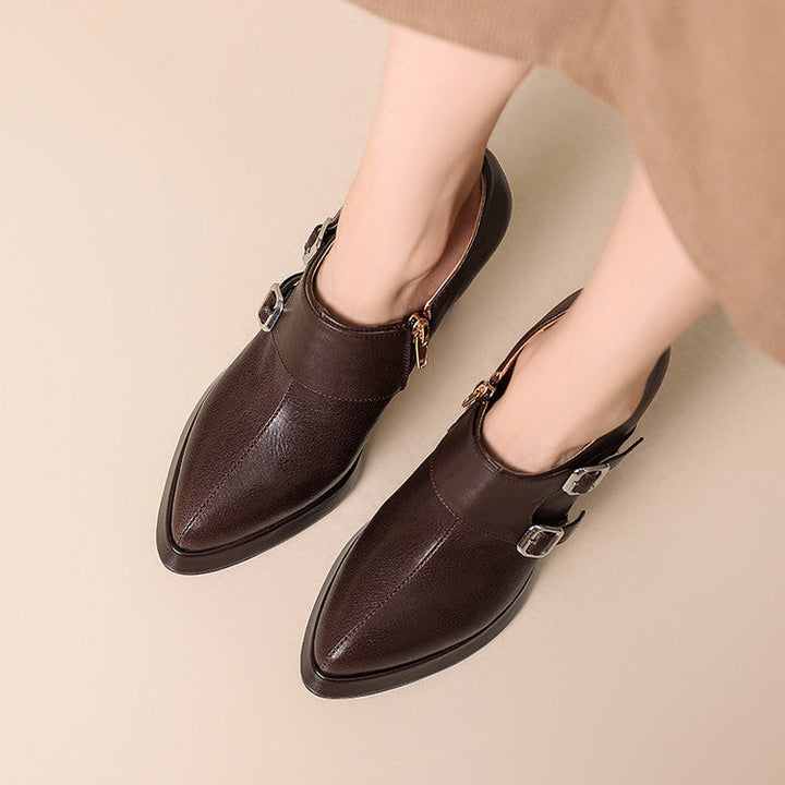Authentic Leather Heels Nyrix
