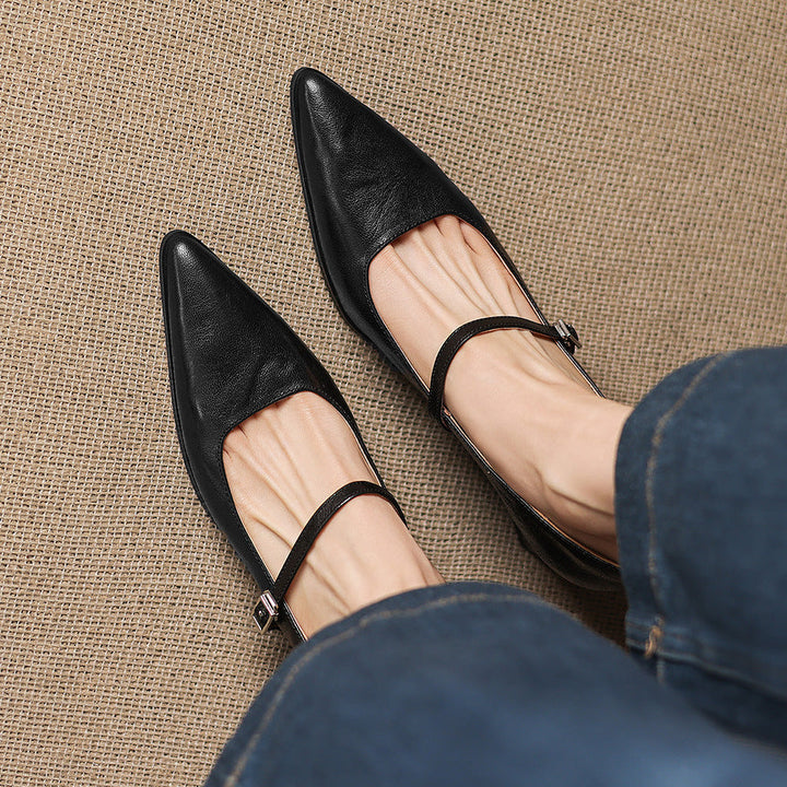 Orvia Genuine Leather Heels