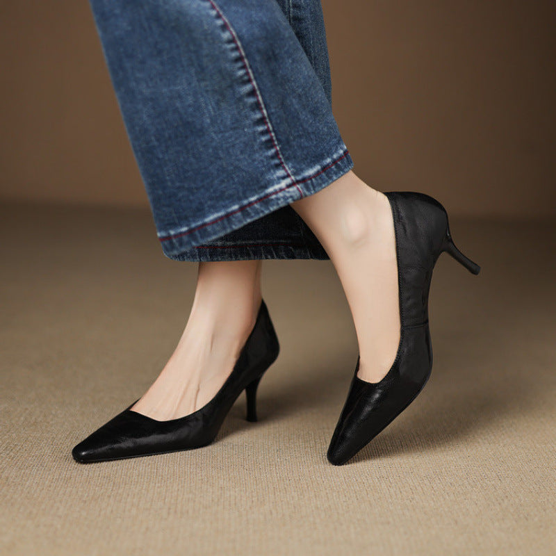 Authentic Leather Heels