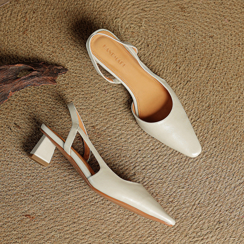 Authentic Leather Elle Heels