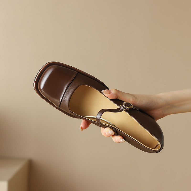 Authentic Leather Heels Erel