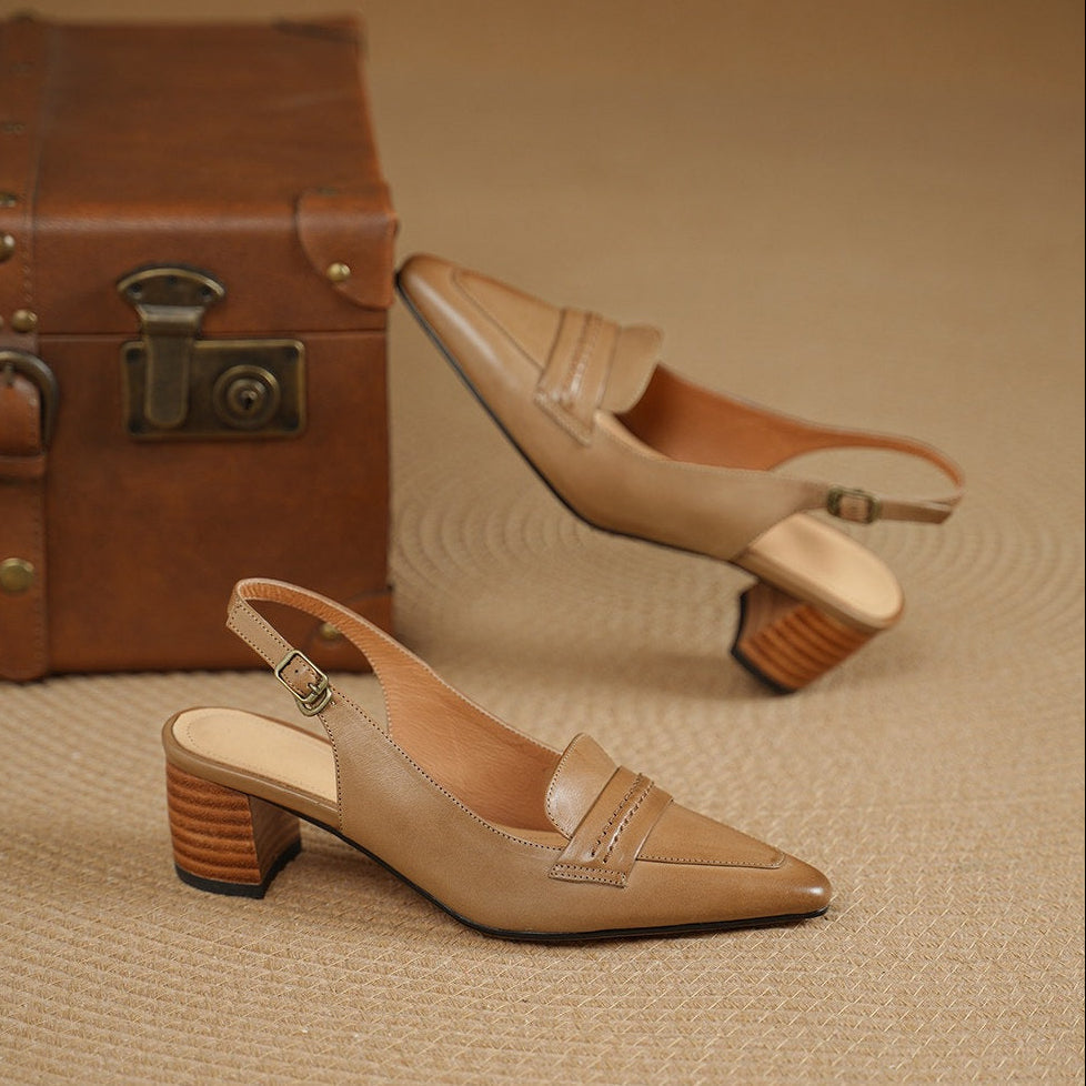 Authentic Leather Heels