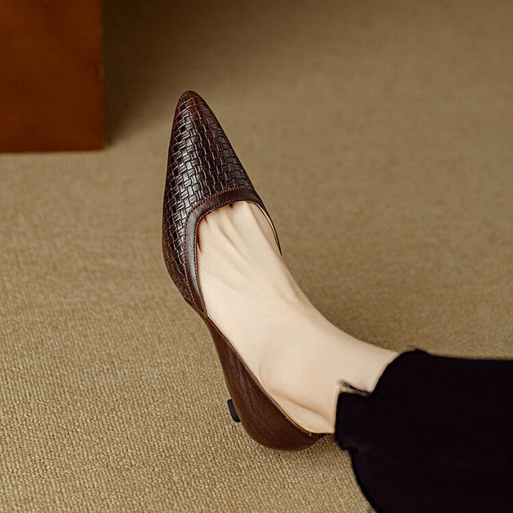 Genuine Leather Pumps Enzo