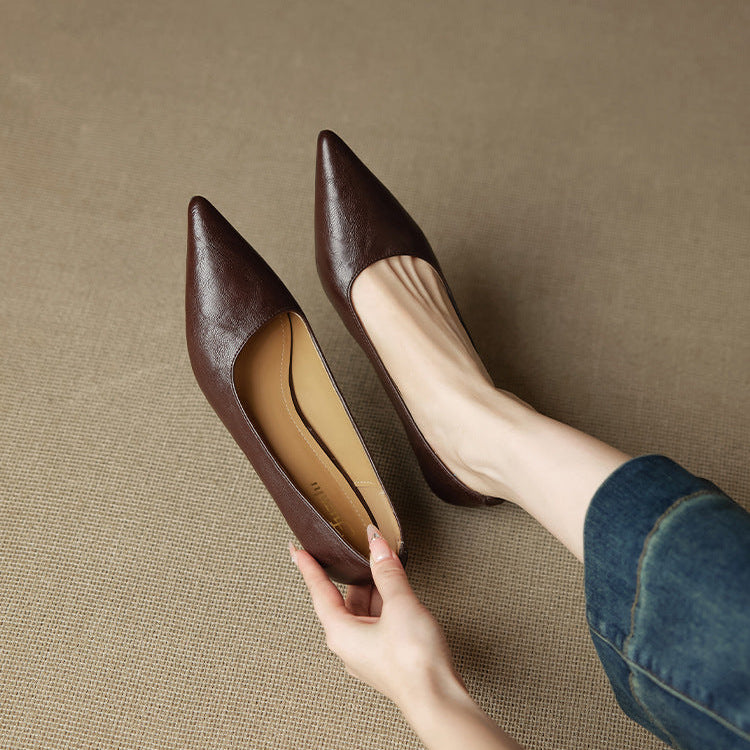 Authentic Leather Heels Aeris